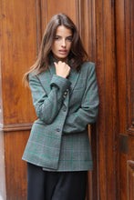 Charger l'image dans la galerie, Veste Diane - Vert à carreaux l'île Saint-Louis