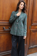 Charger l'image dans la galerie, Veste Diane - Vert à carreaux l'île Saint-Louis