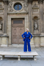 Charger l'image dans la galerie, Gilet Capucine en lin - Bleu Limoges