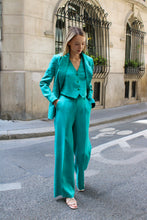 Charger l'image dans la galerie, Gilet Capucine - Vert Tropical Cassis