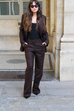 Charger l'image dans la galerie, Pantalon Zoé - Marron Rayé Seine