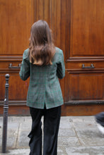 Charger l'image dans la galerie, Veste Diane - Vert à carreaux l'île Saint-Louis