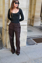 Charger l'image dans la galerie, Pantalon Zoé - Marron Rayé Seine