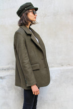 Charger l'image dans la galerie, Veste oversize Mathilde - Olive Gris de Provence