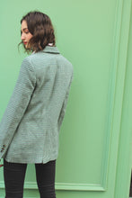 Load image into Gallery viewer, Louise jacket in Almond Green Giverny checks