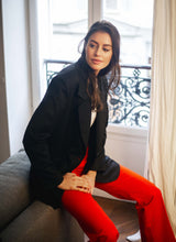 Load image into Gallery viewer, Mathilde Oversized Jacket - Opera Black