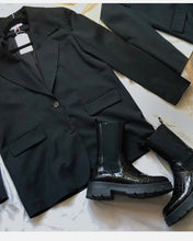 Load image into Gallery viewer, Mathilde Oversized Jacket - Opera Black