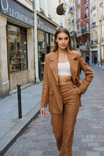 Charger l'image dans la galerie, Veste oversize Mathilde - Caramel Bretagne