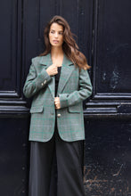 Charger l'image dans la galerie, Veste oversize Mathide - Vert à carreaux l'île Saint-Louis