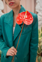 Load image into Gallery viewer, Mathilde oversized jacket - Emerald Biarritz