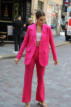 Load image into Gallery viewer, Zoé Pants - Burgundy Fuchsia Pink