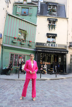 Load image into Gallery viewer, Zoé Pants - Burgundy Fuchsia Pink