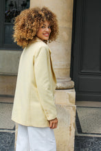 Load image into Gallery viewer, Mathilde Oversized Jacket - Pale Yellow Palais Royal