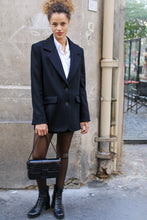 Charger l'image dans la galerie, Veste oversize Mathilde - Noir Azay-le-Rideau