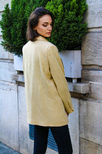 Charger l'image dans la galerie, Veste oversize Mathilde - Jaune Miel Montmartre