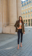 Load image into Gallery viewer, Mathilde Oversized Jacket - Dark Khaki Strasbourg