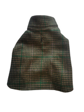 Load image into Gallery viewer, Ciboulette Dog Jacket - Green Checkered l'île Saint-Louis