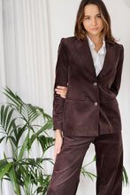 Charger l'image dans la galerie, Veste Diane - Marron Foncé Rive Gauche