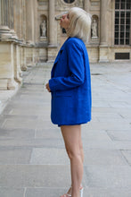 Load image into Gallery viewer, Mathilde oversized jacket - Royal Blue Limoges