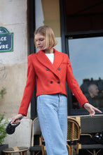 Charger l'image dans la galerie, Veste courte Victoire - Orange Concorde