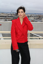 Charger l'image dans la galerie, Veste courte Victoire - Rouge Amour