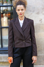 Charger l'image dans la galerie, Veste courte Victoire - Marron Vaugirard