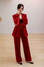 Charger l'image dans la galerie, Pantalon Agathe- Rouge Montorgueil