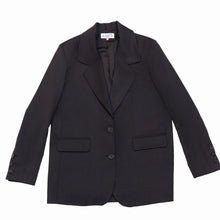 Load image into Gallery viewer, Mathilde Oversized Jacket - Opera Black