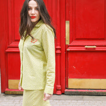 Load image into Gallery viewer, Pyjama Charlotte Jaune en coton