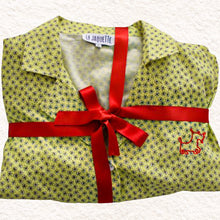 Load image into Gallery viewer, Pyjama Charlotte Jaune en coton
