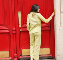 Load image into Gallery viewer, Pyjama Charlotte Jaune en coton