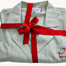 Load image into Gallery viewer, Pyjama Charlotte pistache en coton
