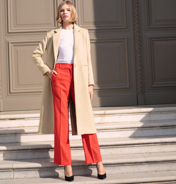 The 4 trendy cashmere or wool coats to wear this season