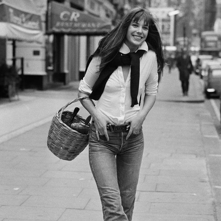 jane birkin red dress Jane Birkin's style moments