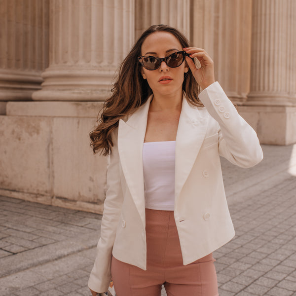 La tendance du blazer blanc