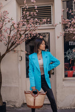 Upload image to gallery, Mathilde oversize jacket - Turquoise St Tropez
