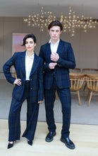 Charger l'image dans la galerie, Pantalon Agathe- Bleu Foncé Versailles
