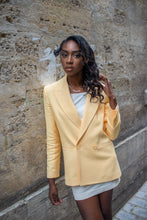 Charger l&#39;image dans la galerie, Veste Louise - Jaune Pastel Nice
