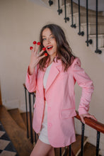 Upload image to gallery, Veste oversize Mathilde - Rose Pastel Toulouse
