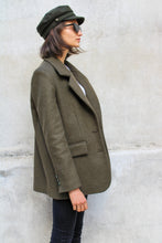 Upload image to gallery, Mathilde oversized jacket - Olive Gris de Provence
