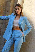 Charger l&#39;image dans la galerie, Veste Louise - Bleu Ciel d&#39;Antibes
