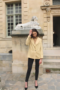 Veste Louise -  Jaune Pâle Montmartre