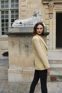 Veste Louise -  Jaune Pâle de Montmartre