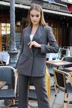 Charger l&#39;image dans la galerie, Veste Louise - Marron Trocadéro

