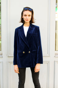 Veste Louise -Bleu Nuit de St Germain