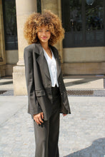 Load image into Gallery viewer, Mathilde oversized jacket - Brown Trocadéro
