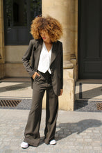 Load image into Gallery viewer, Mathilde oversized jacket - Brown Trocadéro
