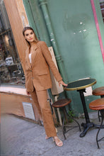 Load image into Gallery viewer, Mathilde oversized jacket - Caramel Bretagne
