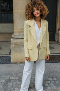 Mathilde oversized jacket - Jaune Pale Palais Royal
