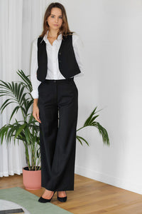 Pantalon Agathe - Noir Opéra